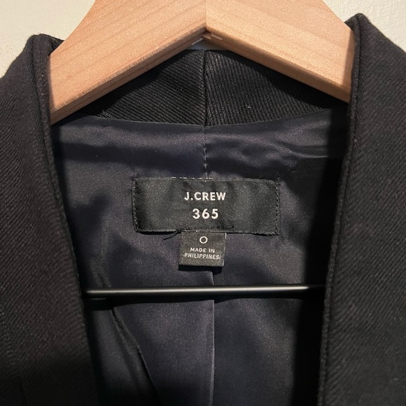 J Crew 365 Going-out Blazer in Stretch Twill Black Size 0 - Picture 9 of 9
